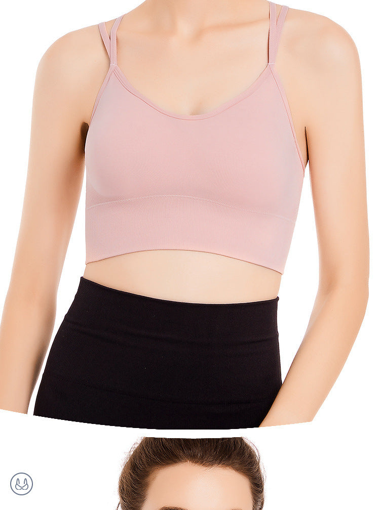 New Arrival Sports Bra Female Quick-Drying Shockproof Running Yoga Workout Vest Cross Beauty Back and Push up Student Underwear