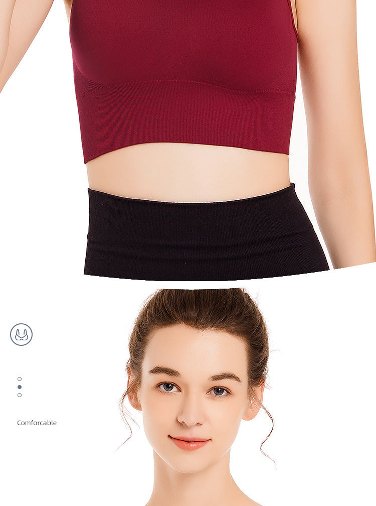 New Arrival Sports Bra Female Quick-Drying Shockproof Running Yoga Workout Vest Cross Beauty Back and Push up Student Underwear