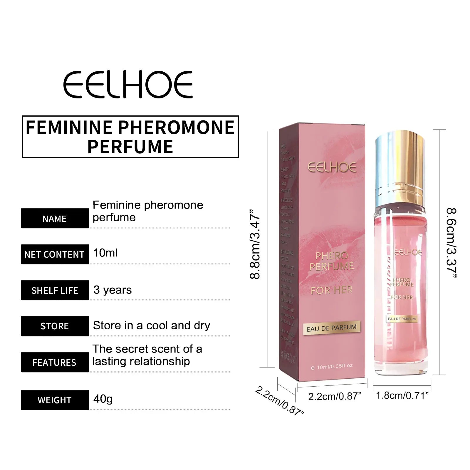 Glamour Perfumes Floral Scent Refreshing Natural Fragrance Enhanced Scent Pheromones Light Fragrance Body Mist Fragrant Perfume - She Vibess By C2P