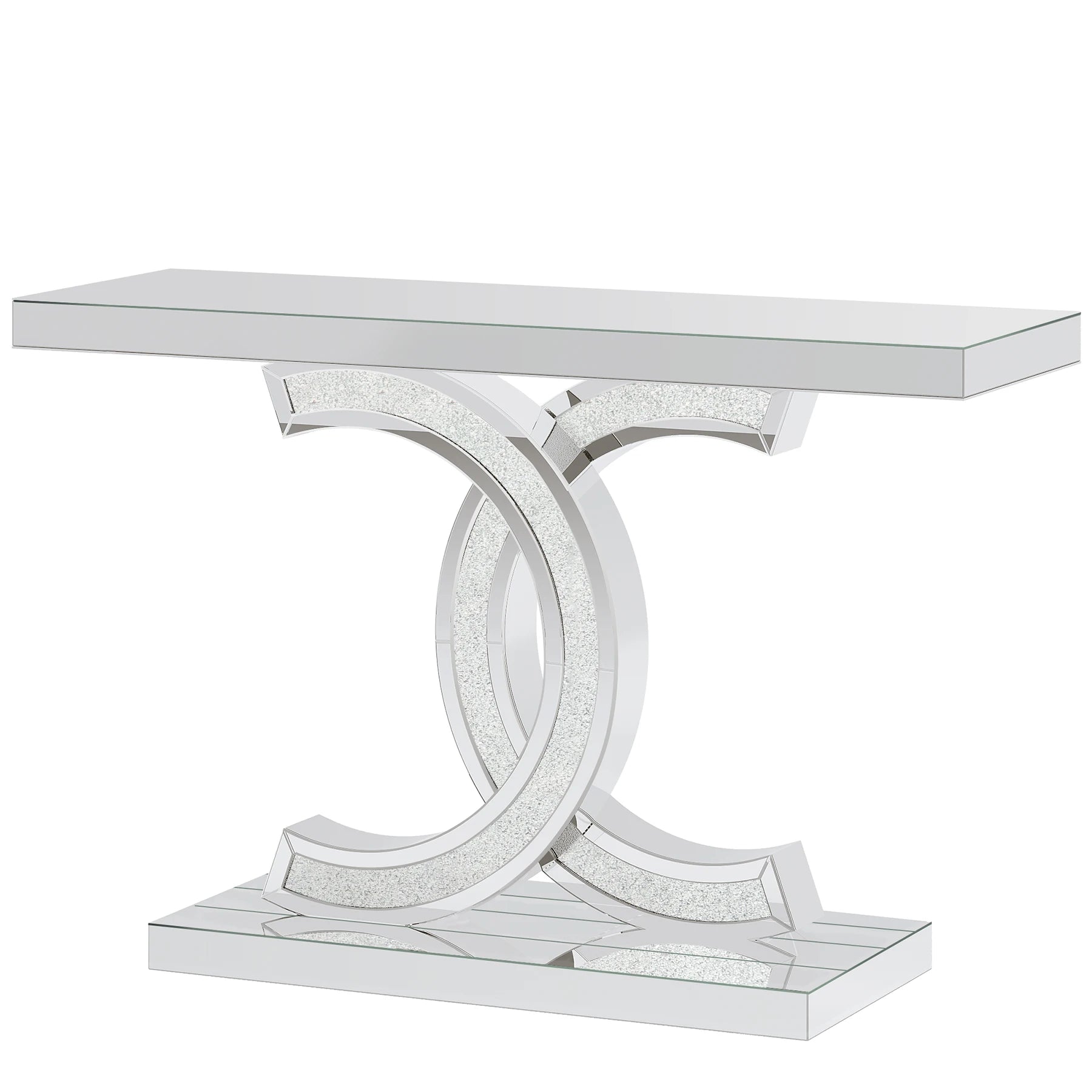 Tribesigns Gold Entryway Table, Modern 39-Inch Console Faux Marble Narrow Wood Sofa with Geometric Metal Legs - She Vibess By C2P