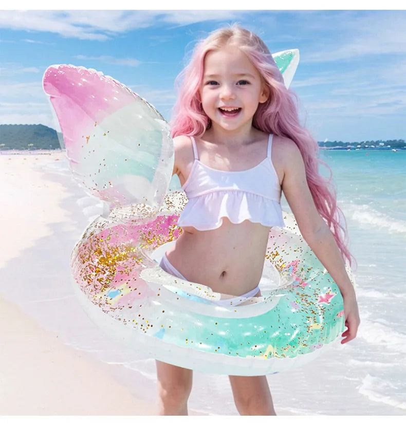 Rooxin Baby Child Swim Tube Inflatable Swimming Seat Ring For Kid Adult Swim Circle Swim Pool Float Water Play Equipment ﻿ - She Vibess By C2P