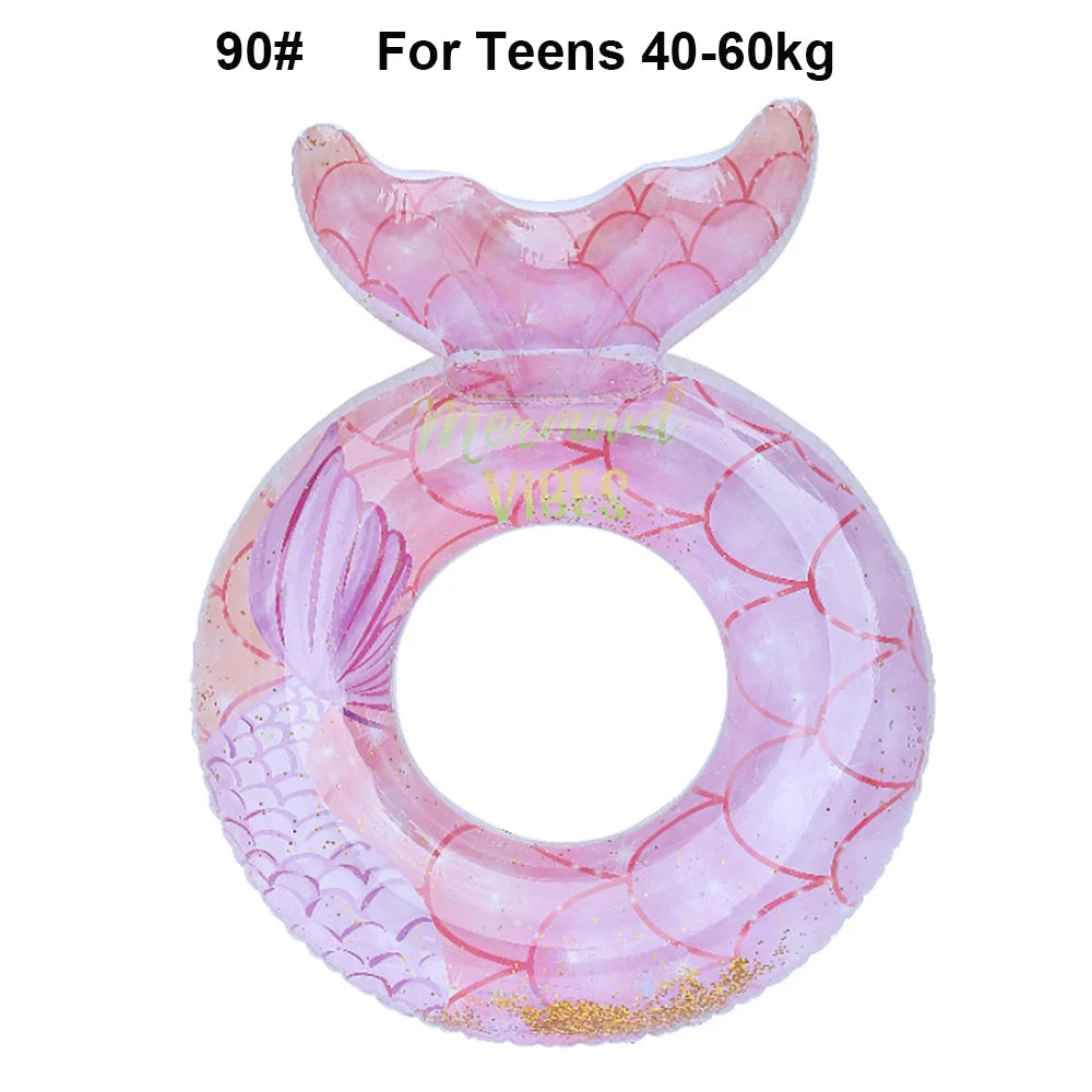 Rooxin Baby Child Swim Tube Inflatable Swimming Seat Ring For Kid Adult Swim Circle Swim Pool Float Water Play Equipment ﻿ - She Vibess By C2P