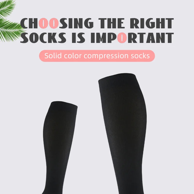 6 pairs copper fiber compression socks for men and women for running and traveling for nurses and pregnant women mid-calf design