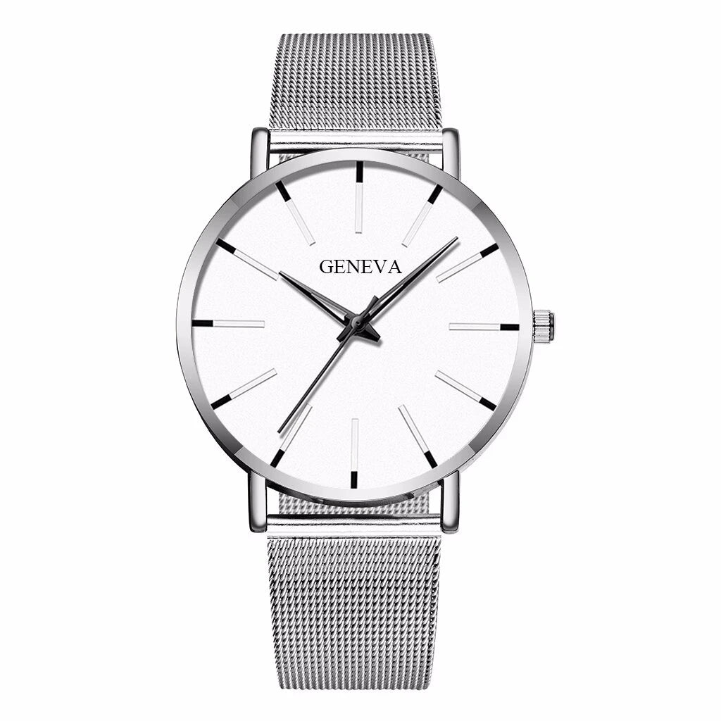 Fashion Ultra-thin Men Business Watches Steel Mesh Band Male's Quartz Watch Relogio Masculino. that Special Someone. - She Vibess By C2P