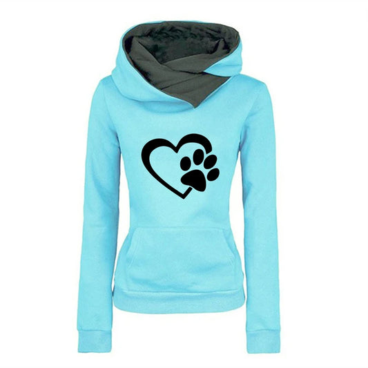 Woman Clothing 2024 New Hoodies Fashion Women Sweatshirts Long Sleeve Top Daily Pullovers High Quality Streetwear Jogging Casual - She Vibess By C2P