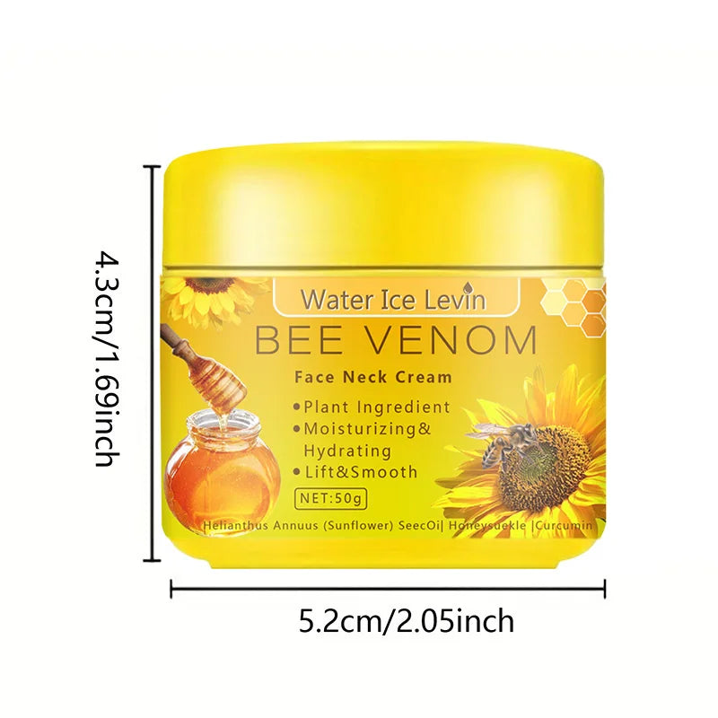 Bee venom Neck cream Moisturizing Sagging Improvement Reduce Fine Lines Damaged Skin Repair Facial Cream Nourishing Skin Care - She Vibess By C2P