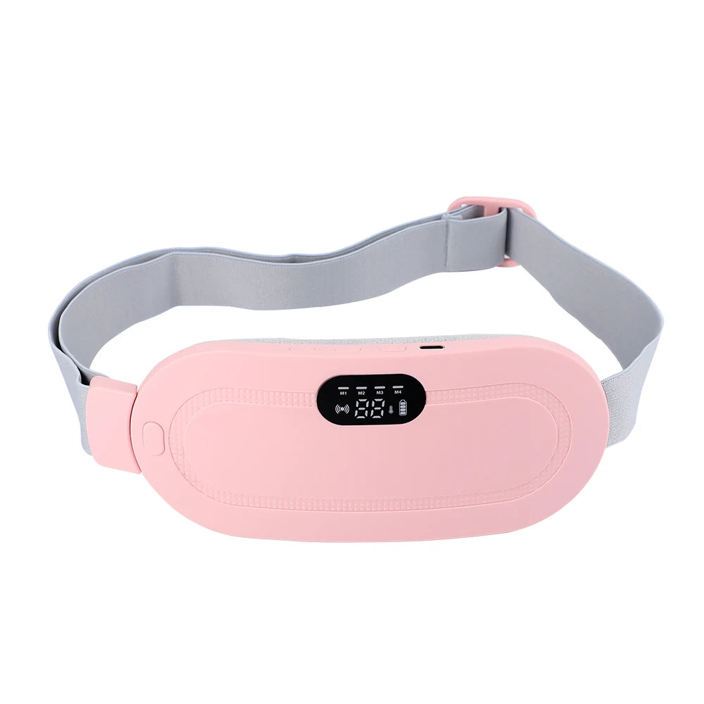 Menstrual Heating Pad Abdominal Massager Warm Palace Belt Waist Vibration Massage Device for Cramps Period Pain Relief Dorpship - She Vibess By C2P