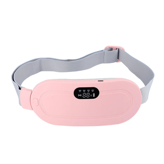 Menstrual Heating Pad Abdominal Massager Warm Palace Belt Waist Vibration Massage Device for Cramps Period Pain Relief Dorpship - She Vibess By C2P