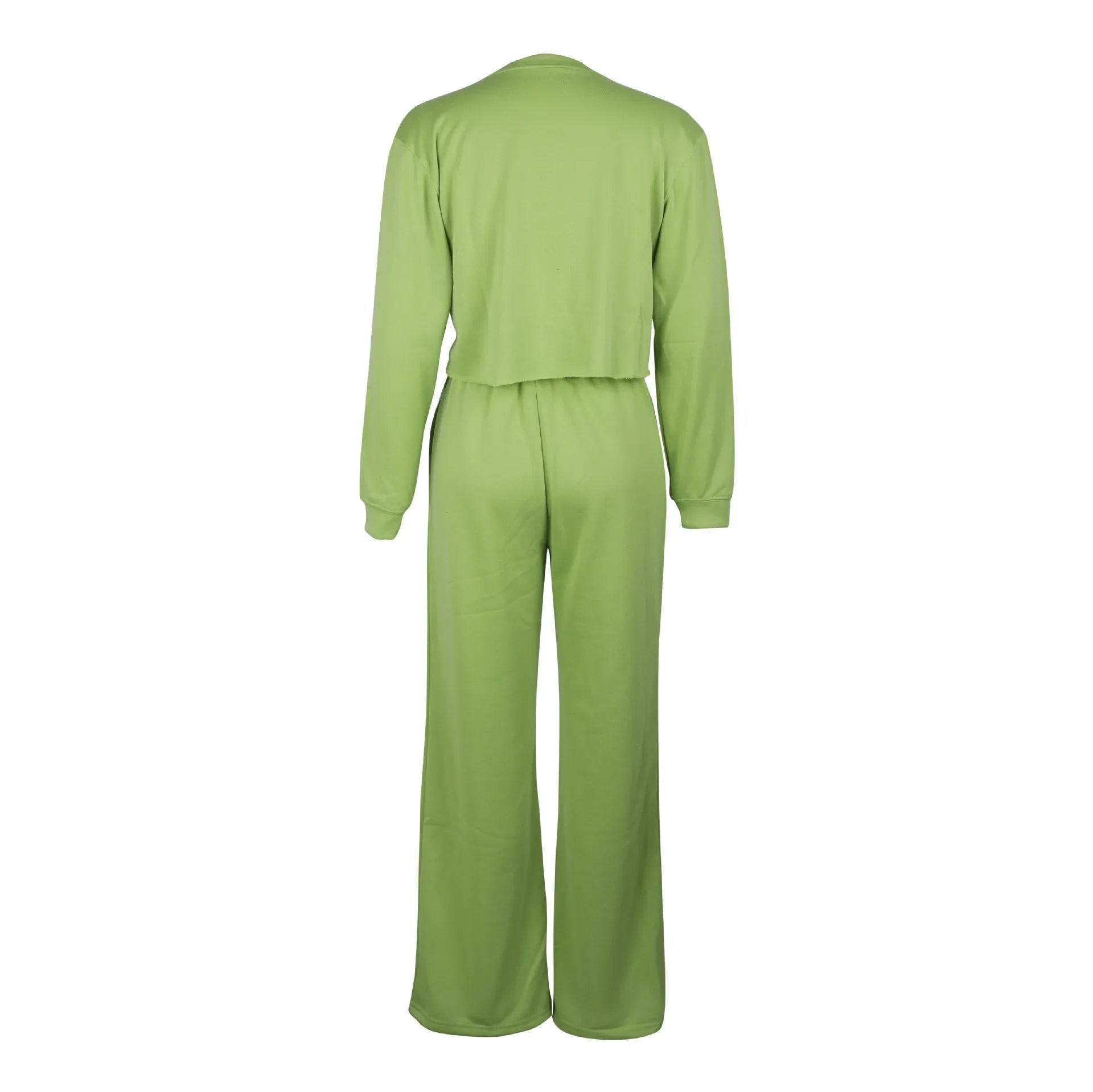 Women Clothing Sets Pullover Top+Pants 2Pcs Suits Winter Thicken Warm Outfits Solid Color Female Casual Tracksuit - She Vibess By C2P