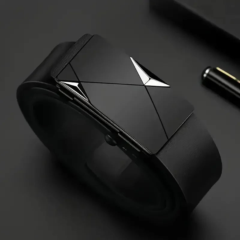 Stylish Men's PU Leather Belt - Fashion Belts for Daily Life, Leisure, Party, Festival, Work, and Business Automatic Buckle,that Special Someone. - She Vibess By C2P