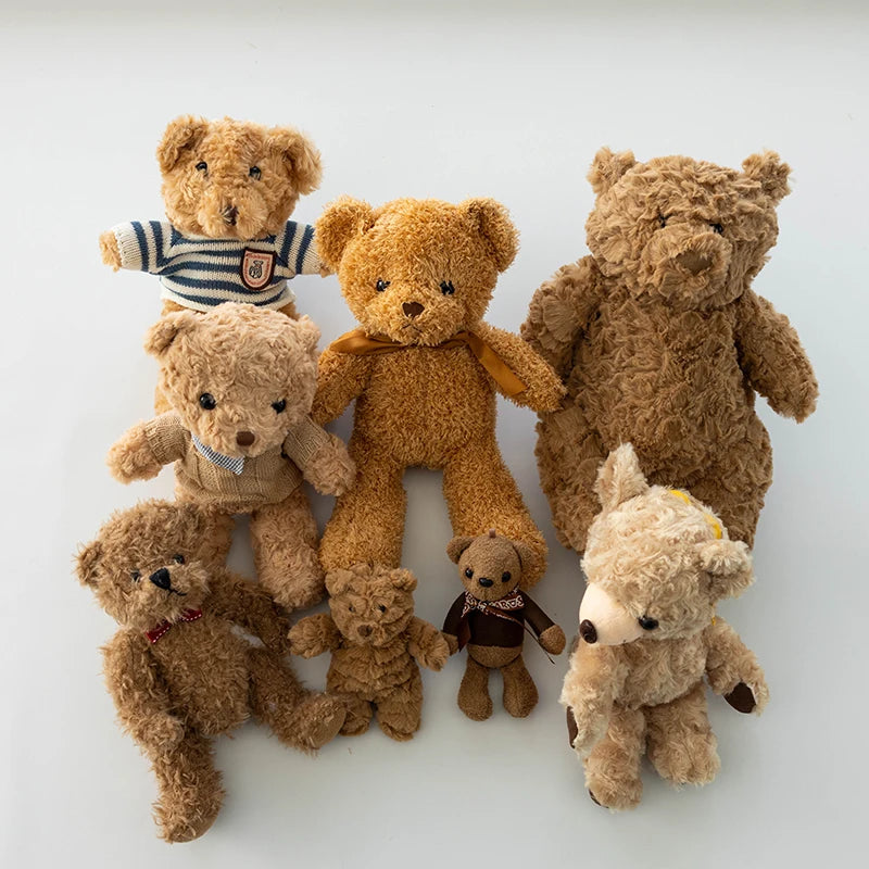 Baby Photography Knitted Clothing Cute Bear Dolls Baby Tassel Pillow Blanket Photo Props Newborn Photo Jumpsuit + Hat Costume - She Vibess By C2P