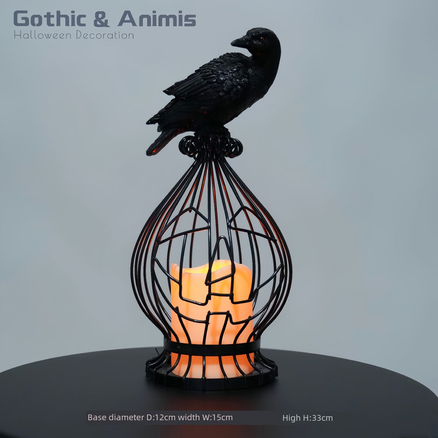 [Halloween] 28 Artificial Crow Crow Collection Wansheng Gothic Dark Magic Theme Atmosphere Decoration - She Vibess By C2P