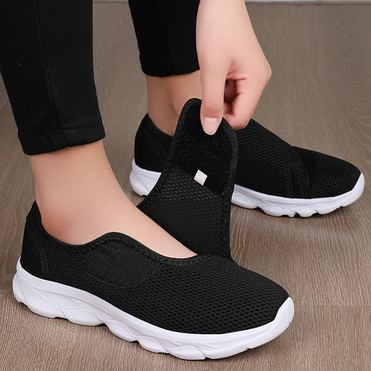 New Casual Orthopedics Wide Feet Swollen Shoes Thumb Eversion Adjusting Soft Comfortable Diabetic Shoe Walking Shoes - She Vibess By C2P