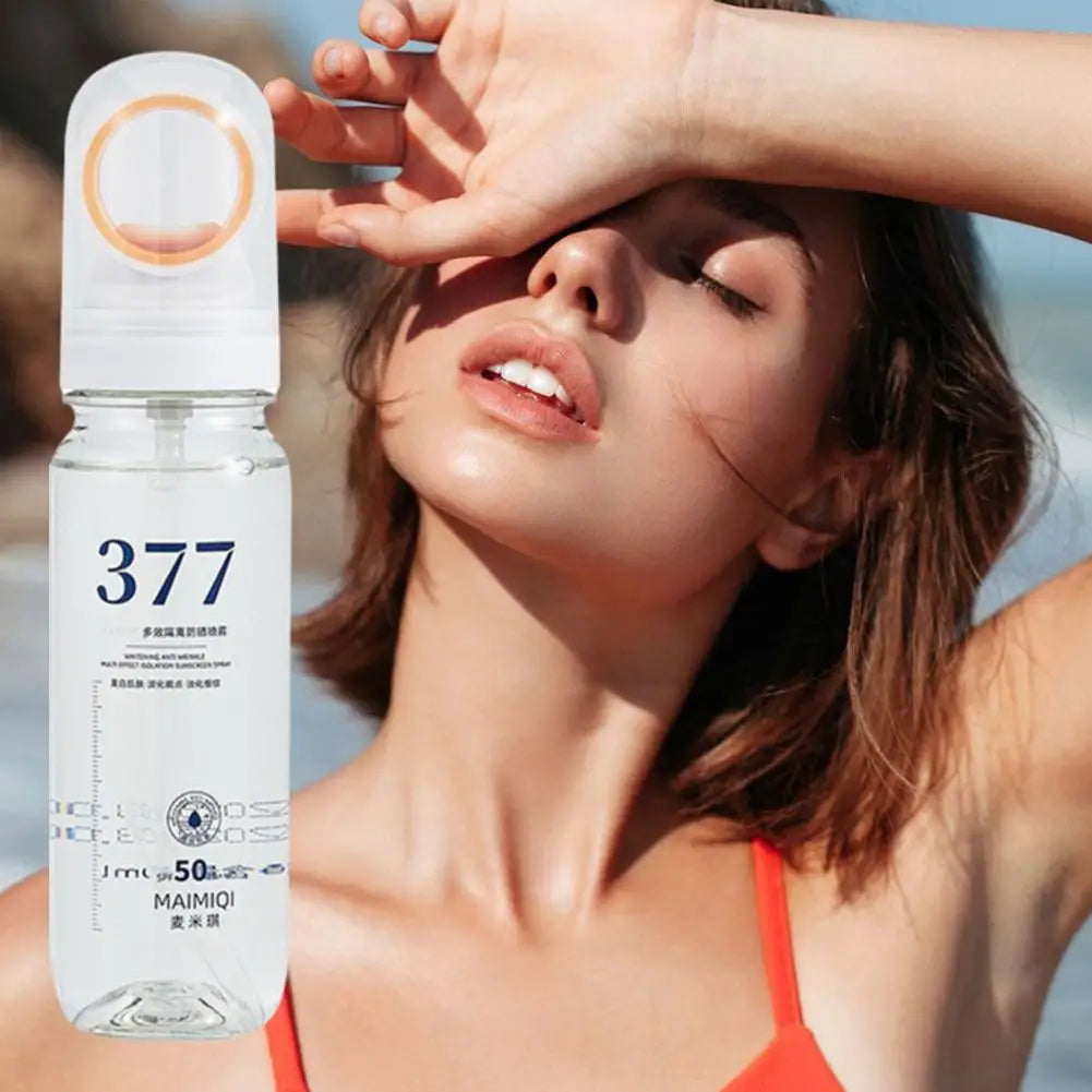 377 Sunscreen Spray Anti-aging Anti Wrinkle Moisturizing Whitening Sunscreen Spray Facial Body Neck Skin Care Cream - She Vibess By C2P