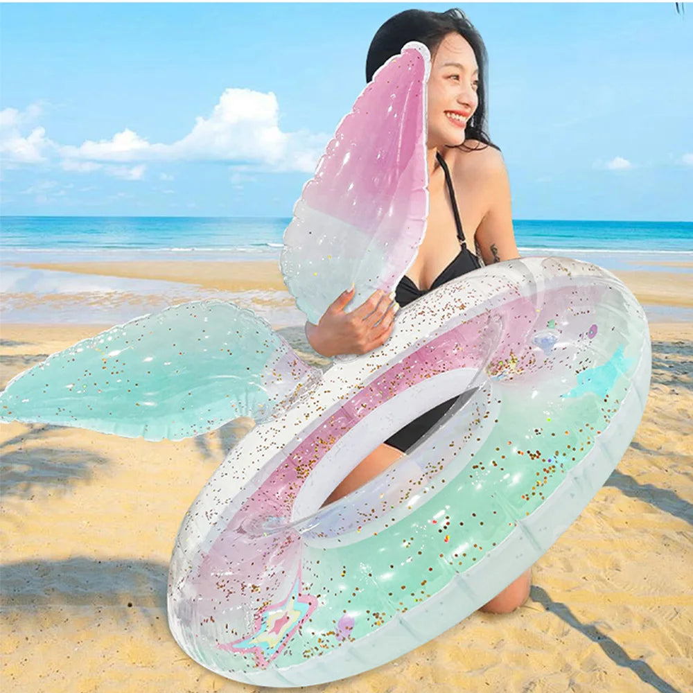 Rooxin Baby Child Swim Tube Inflatable Swimming Seat Ring For Kid Adult Swim Circle Swim Pool Float Water Play Equipment ﻿ - She Vibess By C2P