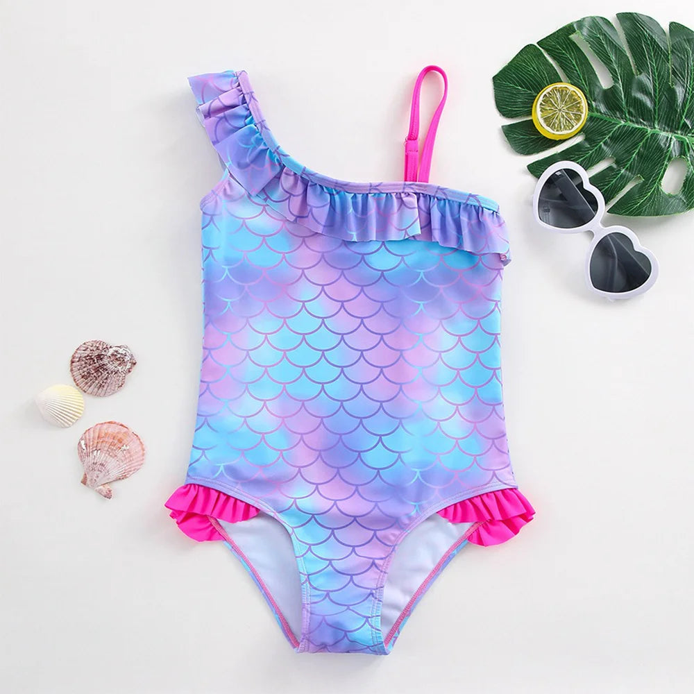 My Melody Girls Tankini Swimsuits Summer Beach wear Kids Wear Bathing Suits Children's Bikini Dresses Swimsuits Fashion Mermaid - She Vibess By C2P