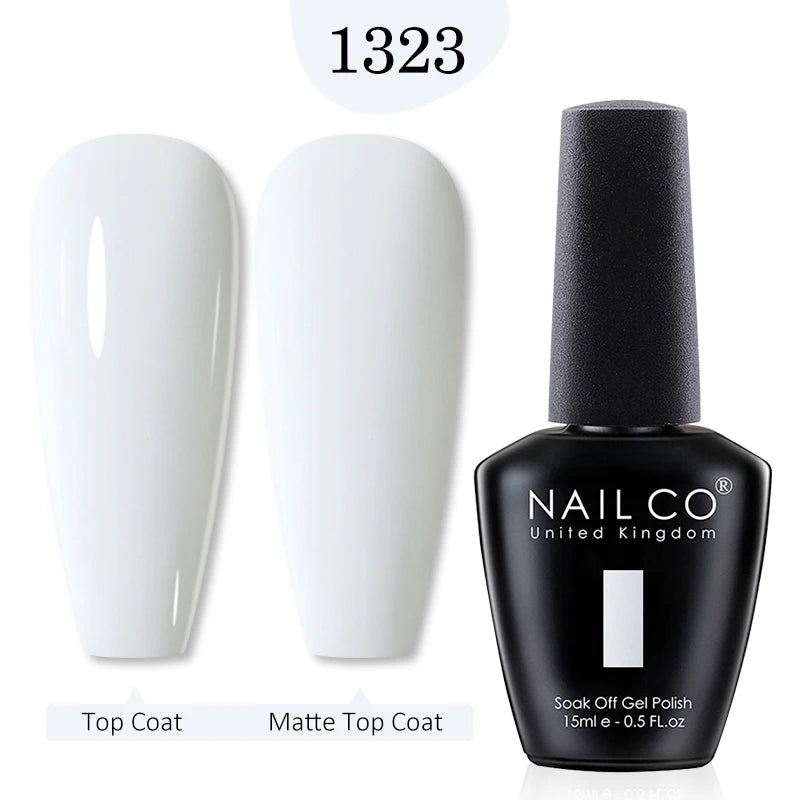 NAILCO 15ml Nail Gel Polish Red Pink Nude Soak off UV LED Long Lasting Eco-Friendly Professional Nail Beauty Salon Lacquer Varnish - She Vibess By C2P