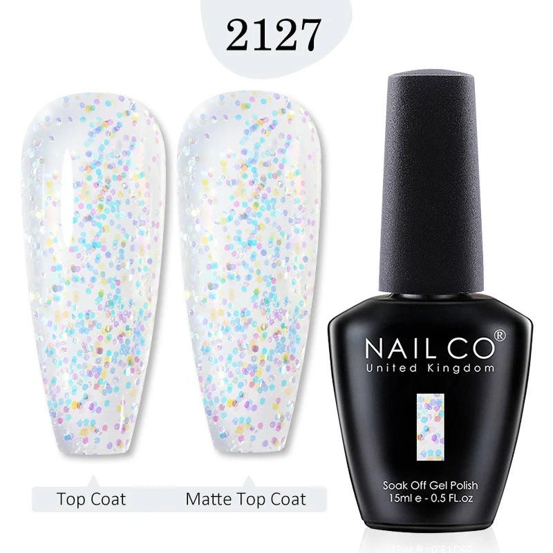 NAILCO 15ml Nail Gel Polish Red Pink Nude Soak off UV LED Long Lasting Eco-Friendly Professional Nail Beauty Salon Lacquer Varnish - She Vibess By C2P