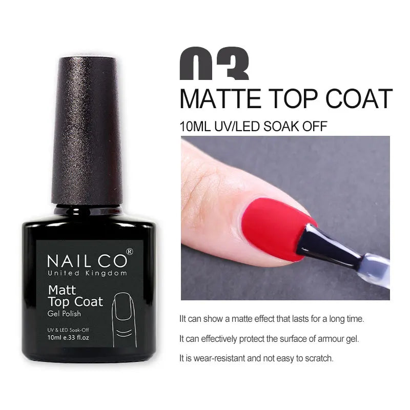 NAILCO 15ml Nail Gel Polish Red Pink Nude Soak off UV LED Long Lasting Eco-Friendly Professional Nail Beauty Salon Lacquer Varnish - She Vibess By C2P