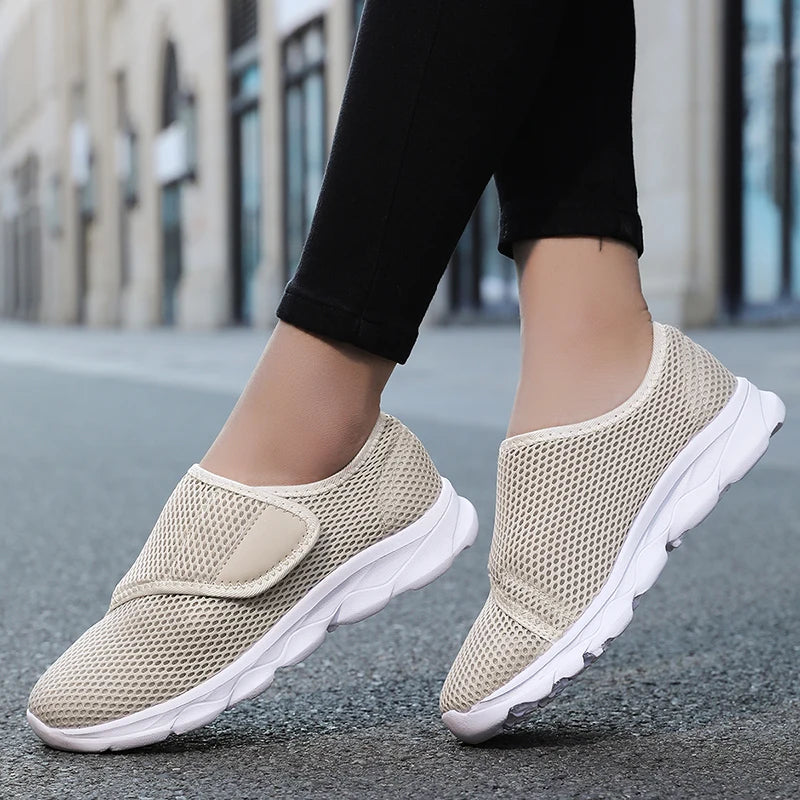 New Casual Orthopedics Wide Feet Swollen Shoes Thumb Eversion Adjusting Soft Comfortable Diabetic Shoe Walking Shoes - She Vibess By C2P