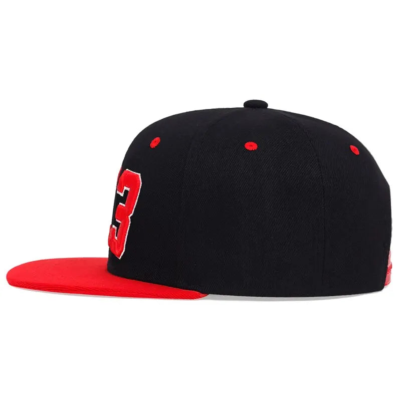 Unisex 23 Embroidery Hip-hop Hats Outdoor Adjustable Casual Baseball Caps Sunscreen Hat. Gifts for That Special Someone - She Vibess By C2P