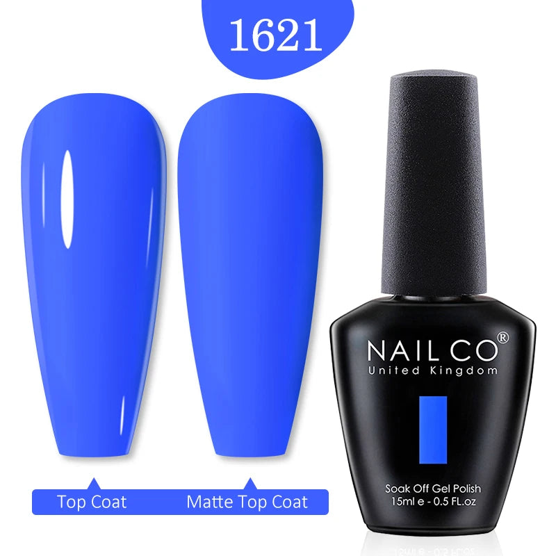 NAILCO 15ml Nail Gel Polish Red Pink Nude Soak off UV LED Long Lasting Eco-Friendly Professional Nail Beauty Salon Lacquer Varnish - She Vibess By C2P