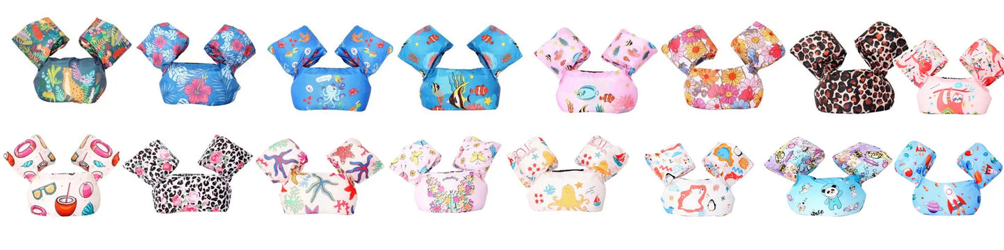 Swim Arm Band for Kid Toddler Swim Vest Cute Cartoon Swimming Wings Pool Floats Sleeve Water Learning Swim Training Equipment - She Vibess By C2P