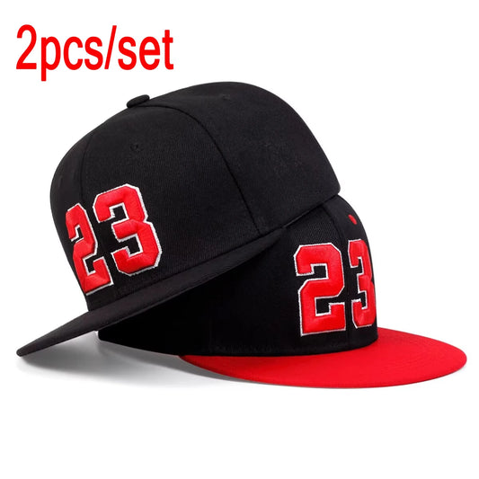Unisex 23 Embroidery Hip-hop Hats Outdoor Adjustable Casual Baseball Caps Sunscreen Hat. Gifts for That Special Someone - She Vibess By C2P