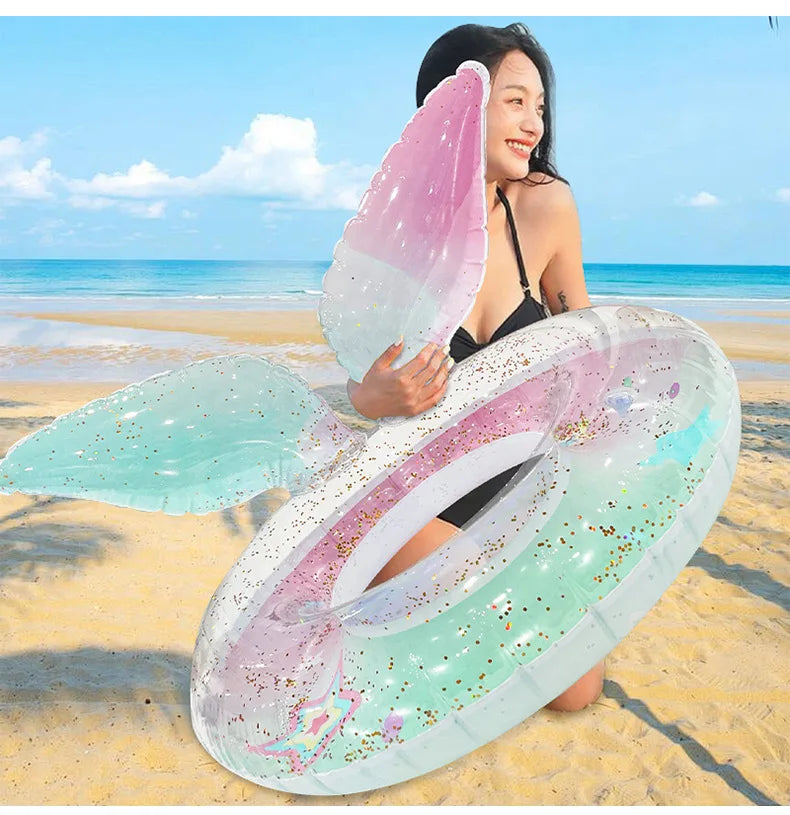 Rooxin Baby Child Swim Tube Inflatable Swimming Seat Ring For Kid Adult Swim Circle Swim Pool Float Water Play Equipment ﻿ - She Vibess By C2P