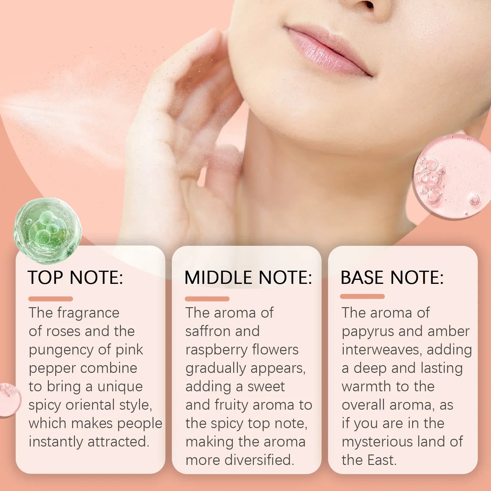 Perfume Womens Long Lasting Enchanter Rose Floral Fragrance Body Sprays Moisturize Fresh Scent Skin Deodorant Pheromone Perfumes - She Vibess By C2P