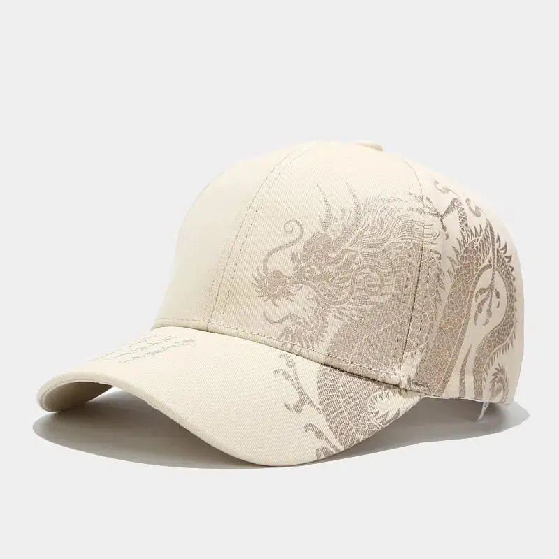 Chinese Style Dragon Pattern Baseball Hat For Men And Women, Versatile National Tide Cap, Hip Hop Hip Hop Skateboarding, Cool and a Gifts for That Special Someone - She Vibess By C2P