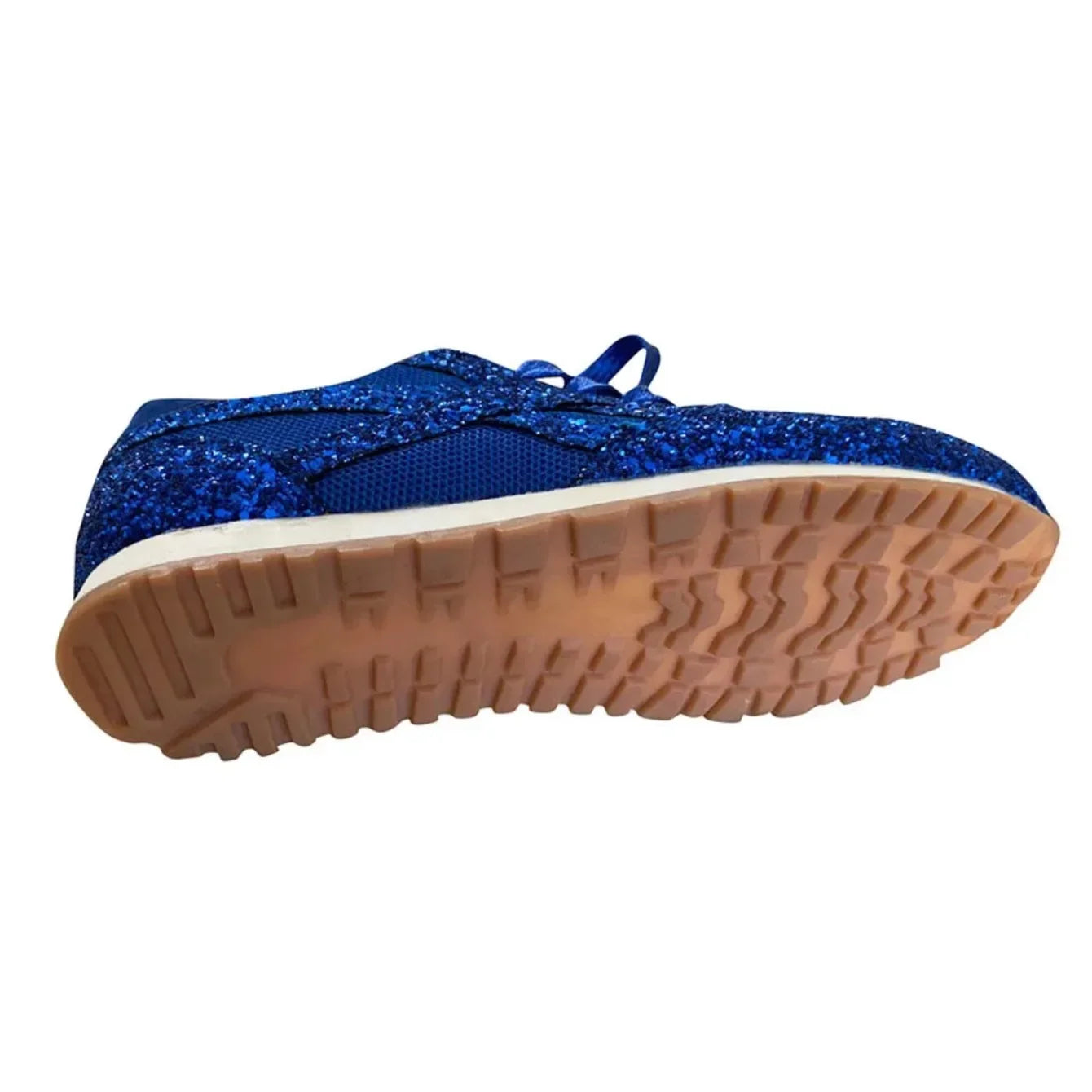 2024 New Women Flat Sneakers Casual Bling Vulcanized Shoes Women Mesh Lace Up Platform Plus Size Fashion Outdoor Woman Shoes - She Vibess By C2P