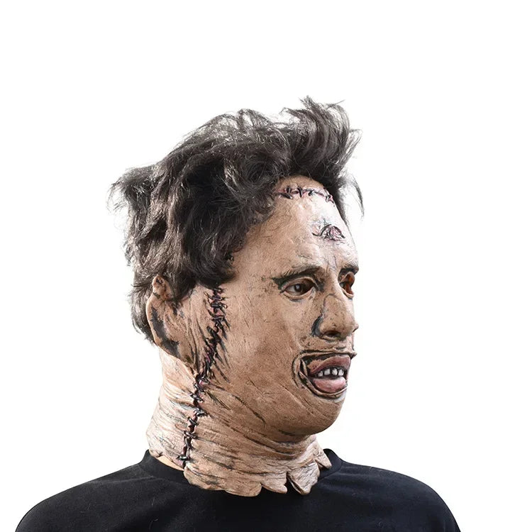 Texas Chainsaw Massacre Leatherface Mask Halloween Horror Fancy Dress Party Cosplay Latex Masks Halloween Party Latex Ball Mask - She Vibess By C2P