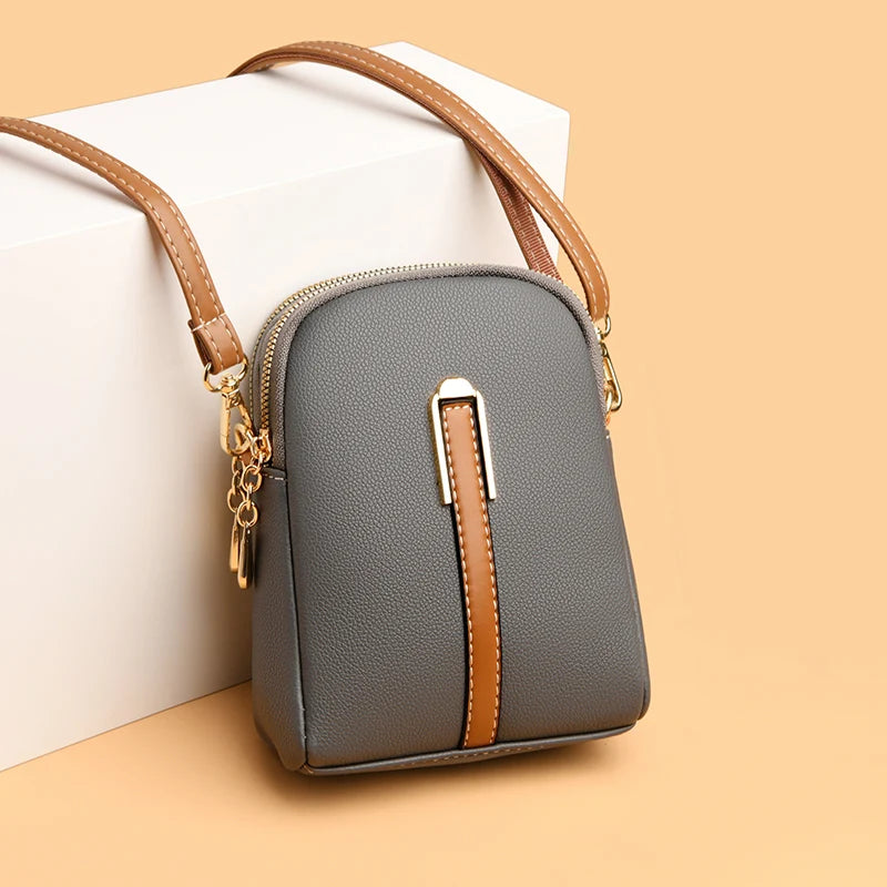High Quality Genuine Leather Luxury Handbags Women Bag Designer Female Crossbody Shoulder Bags 2023 Ladies Cowhide Messenger Sac - She Vibess By C2P