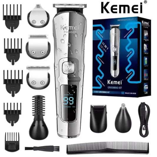 Men's Original kemei all in one hair trimmer for Men face beard grooming kit hair clipper electric hair cutting machine waterproof -for that Special Someone. - She Vibess By C2P