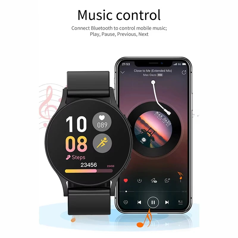 KESHUYOU New Smart Watch 6 Bluetooth Call Sports Health Monitoring Men Smart Watch Gift For Android IOS-that Special Someone. - She Vibess By C2P