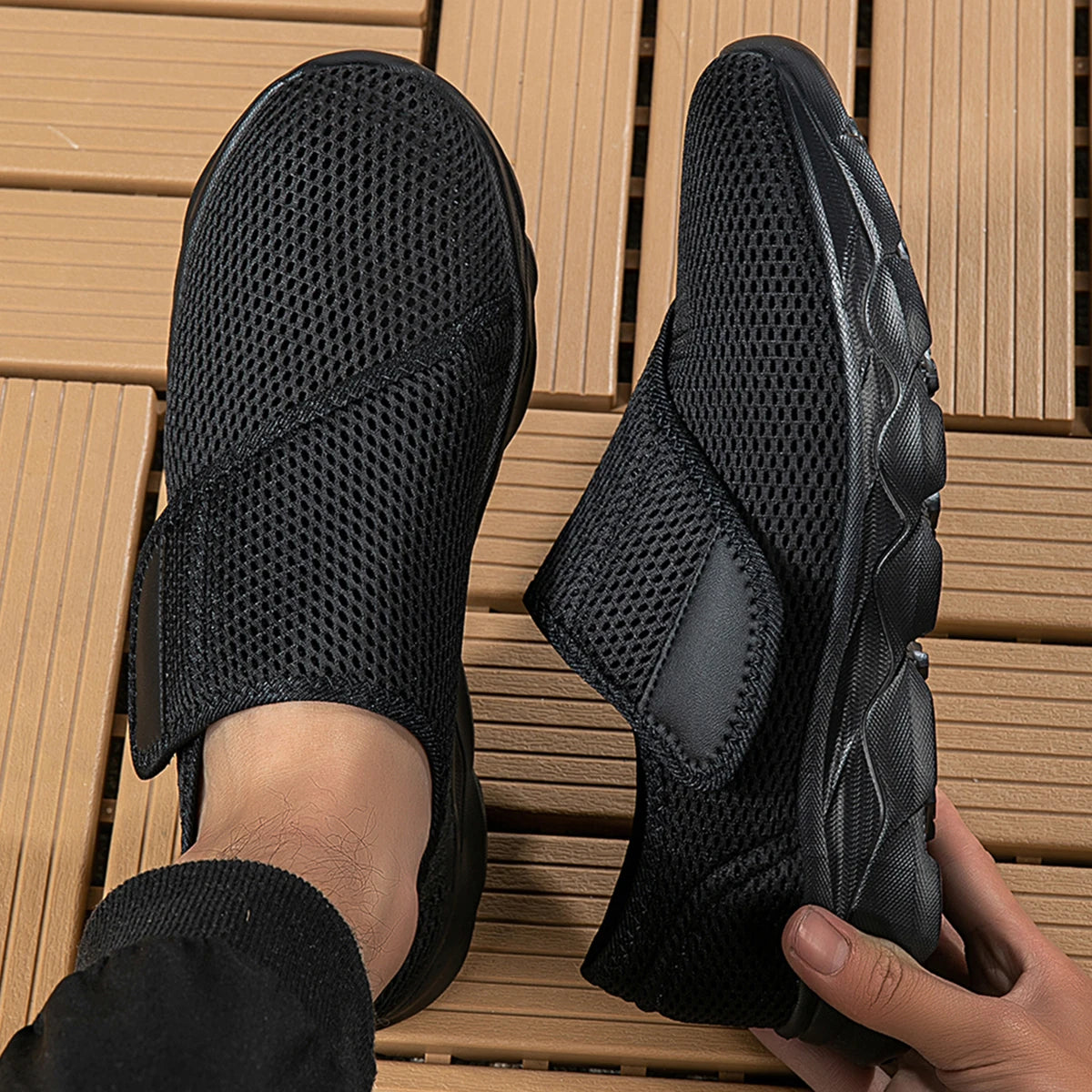 New Casual Orthopedics Wide Feet Swollen Shoes Thumb Eversion Adjusting Soft Comfortable Diabetic Shoe Walking Shoes - She Vibess By C2P