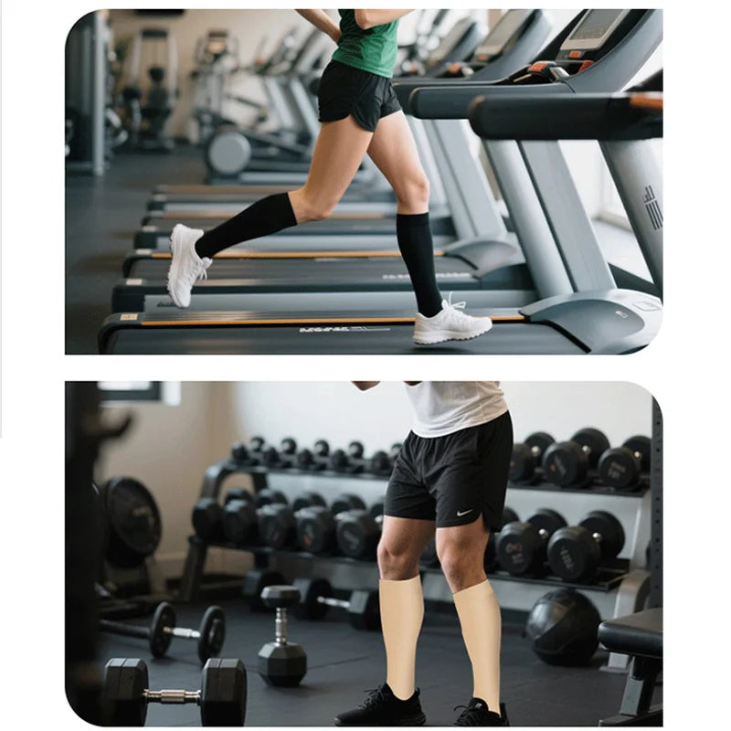 6 pairs copper fiber compression socks for men and women for running and traveling for nurses and pregnant women mid-calf design