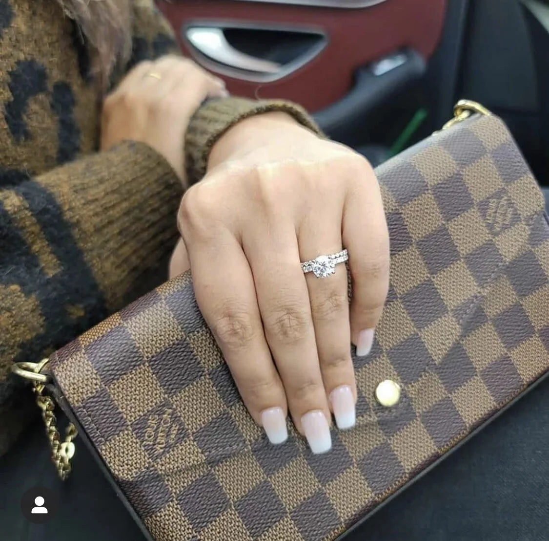 Anillo de circonita cúbica geométrica para mujer, chapado en plata, estilo punk, conjunto premium, joyería de compromiso, boda, tallas 5-11