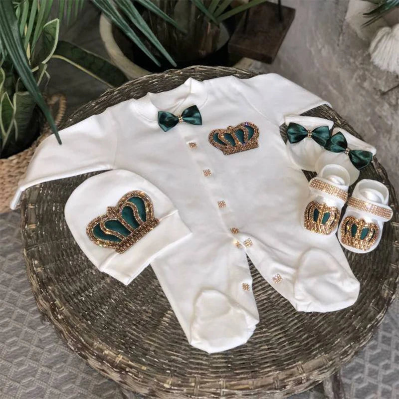 Velvet Newborn Baby Boy Outfits Blazer Vest Kids Clothing Cotton Infant Products Body Suit Shirt Pants Mittens Receiving Blanket - She Vibess By C2P