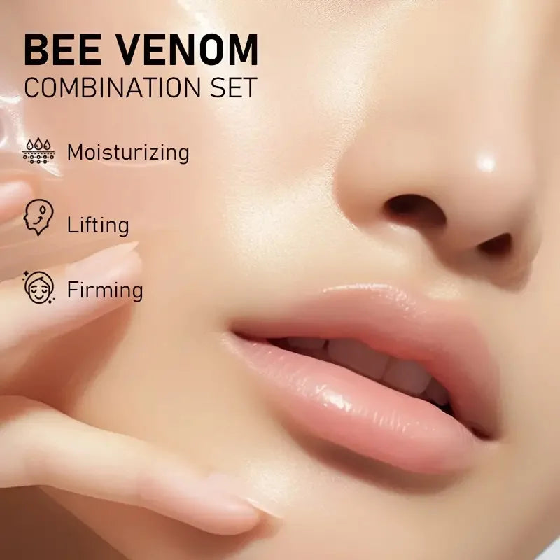 Bee venom Neck cream Moisturizing Sagging Improvement Reduce Fine Lines Damaged Skin Repair Facial Cream Nourishing Skin Care - She Vibess By C2P