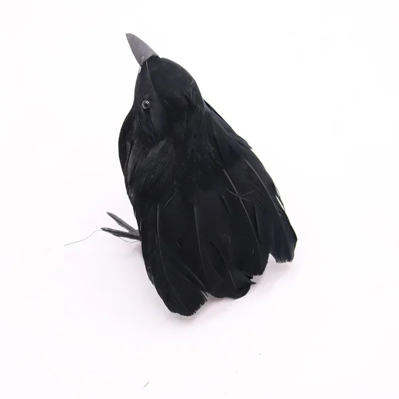 Halloween Decoracion Simulation Black Crow Raven Bird Repellent Pest Control Pigeon Repellent Garden Decoration Outdoor - She Vibess By C2P