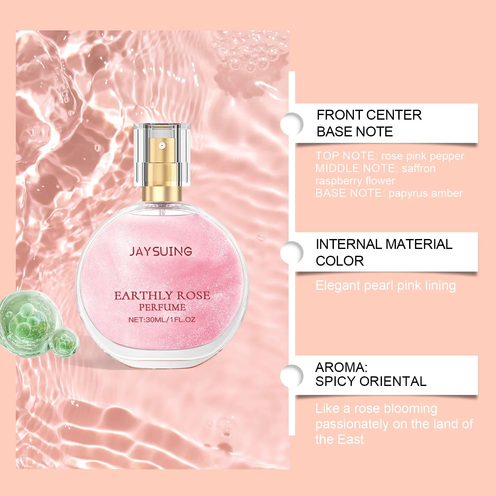 Perfume Womens Long Lasting Enchanter Rose Floral Fragrance Body Sprays Moisturize Fresh Scent Skin Deodorant Pheromone Perfumes - She Vibess By C2P