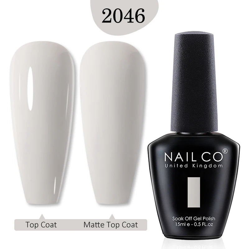 NAILCO 15ml Nail Gel Polish Red Pink Nude Soak off UV LED Long Lasting Eco-Friendly Professional Nail Beauty Salon Lacquer Varnish - She Vibess By C2P