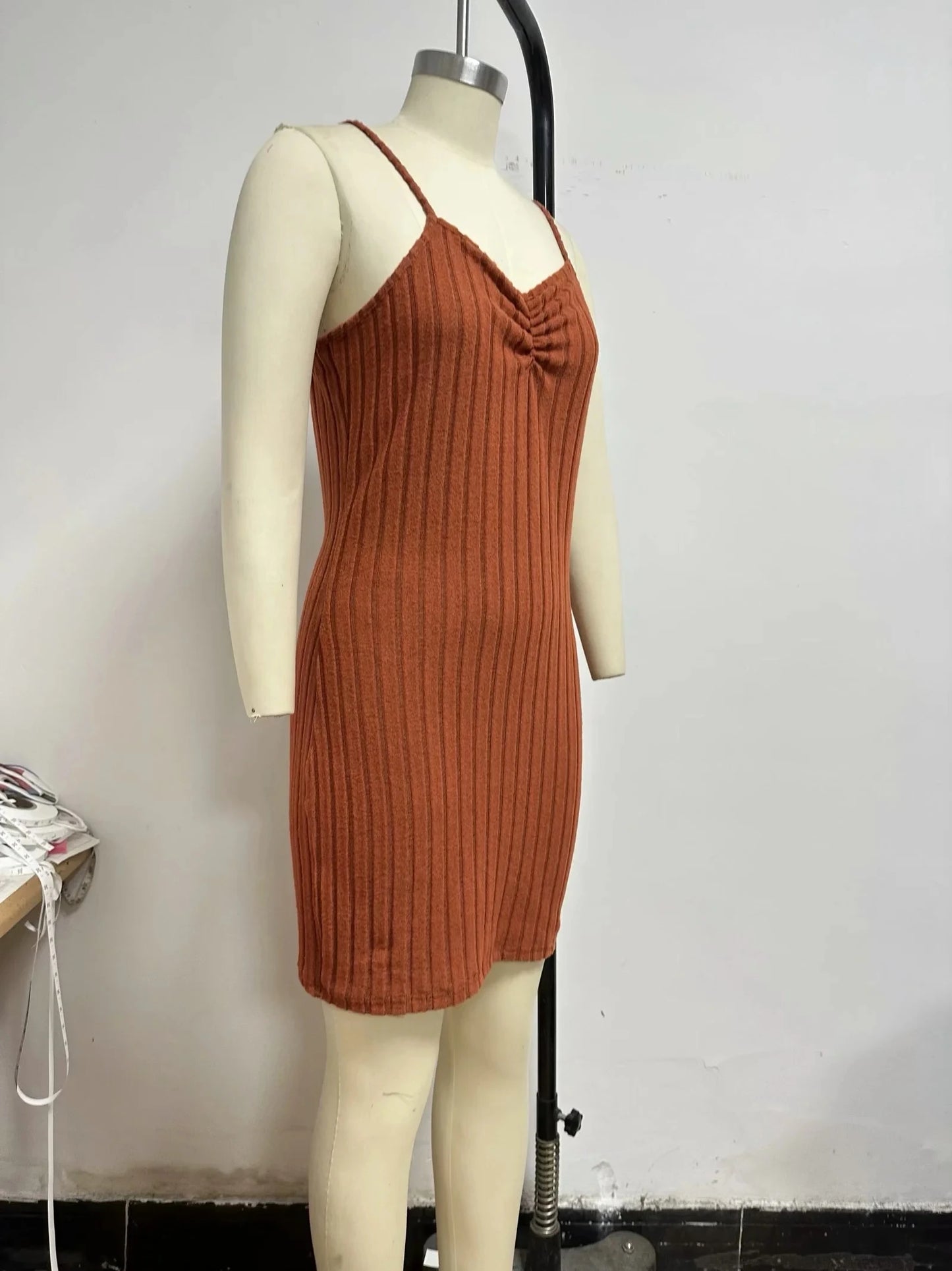 Womens Solid Button Front Jacket & Bodycon Dress