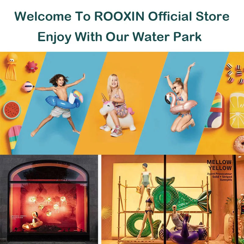 Rooxin Baby Child Swim Tube Inflatable Swimming Seat Ring For Kid Adult Swim Circle Swim Pool Float Water Play Equipment ﻿ - She Vibess By C2P