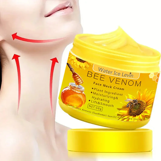 Bee venom Neck cream Moisturizing Sagging Improvement Reduce Fine Lines Damaged Skin Repair Facial Cream Nourishing Skin Care - She Vibess By C2P