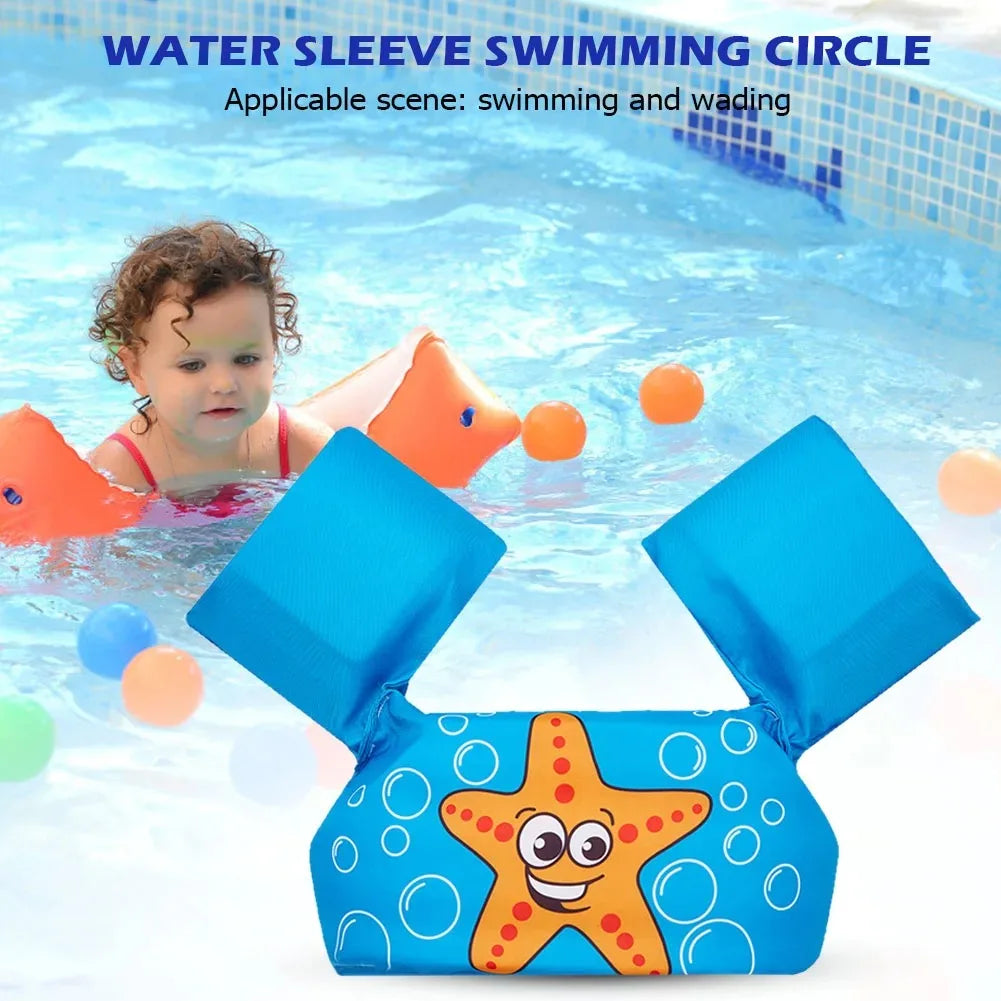 Swim Arm Band for Kid Toddler Swim Vest Cute Cartoon Swimming Wings Pool Floats Sleeve Water Learning Swim Training Equipment - She Vibess By C2P