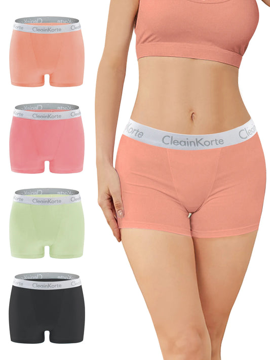 Plus Size S-5XL Unisex Boxer Underwear Women Couple Sports Shorts Cotton Yoga Panty for Female Underpants Woman Boyshort Briefs - She Vibess By C2P