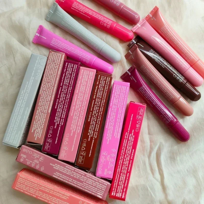 9 Colors Lip Glosses Plump Moisturizing Lip Glaze Essence Gel Oil Long Lasting Nourishing Lipstick Care Products For Women Girls - She Vibess By C2P